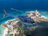cancun airplane tour, hotel zone,
