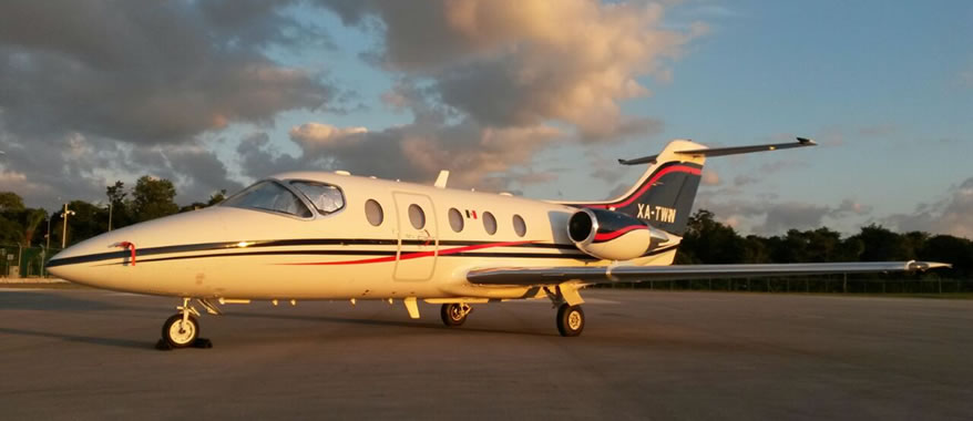 BeechJet 400 A Jet, Renta de Jets Ejecutivos en Cancún | Cancun Airplane Tours 