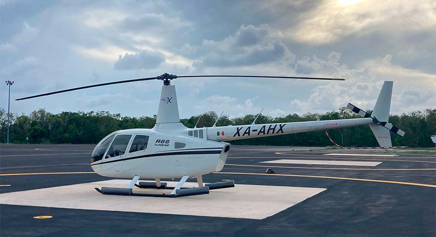 Robinson Helicopter 66, Helicopter Playa del Carmen Rental