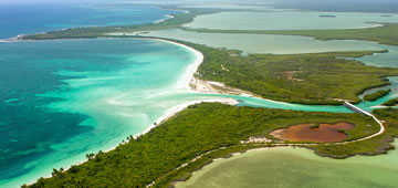 Sian Kaan and Mayan Ruins Airplane Tour from Mahahual